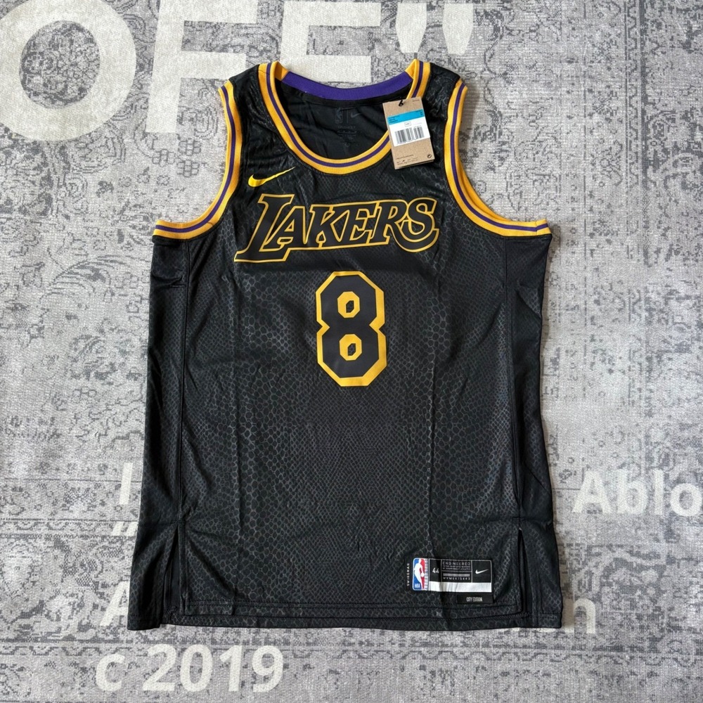 Nike Kobe Bryant Lakers Black Mamba City Edition Jersey 8 24 Medium FN7297-010
